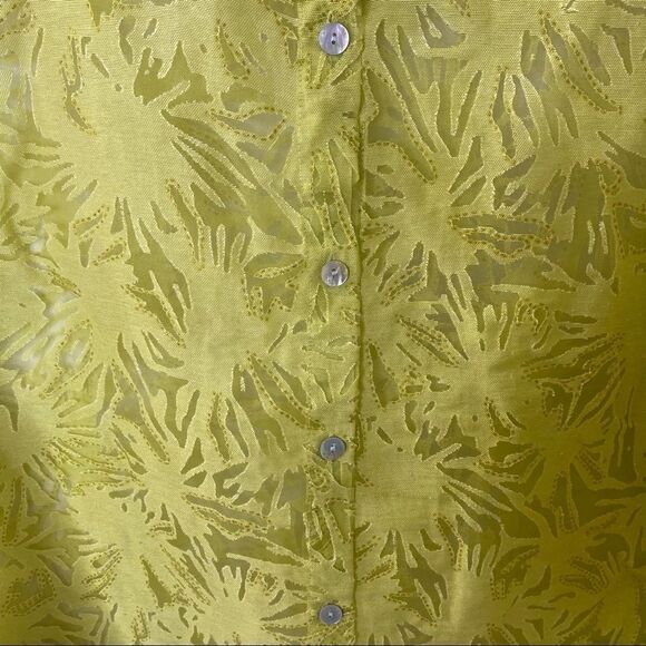 Alfred Dunner Floral Button Front Shirt Sz 18 - Picture 4 of 8